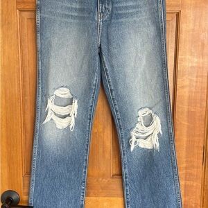 KHAITE Danielle Classic Blue Denim Jeans